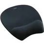 Tooq Alfombrilla Ergonómica TQMP1002-B con Reposamuñecas de Espuma Viscoelástica, Negro